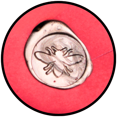Hand-crafted wax seal